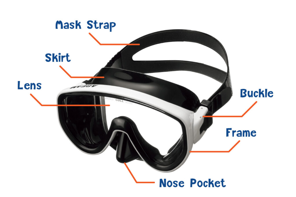 Parts of Diving Mask