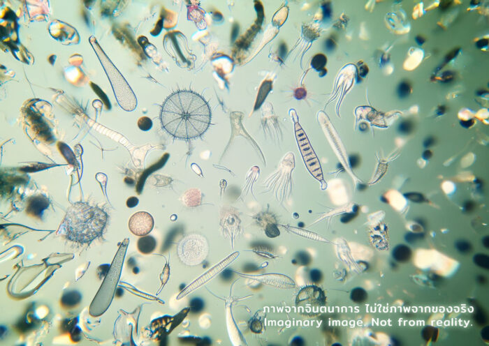 Biolife Seen from Microscope - Imaginary Image