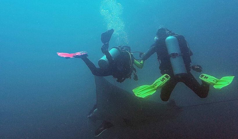 Diving with Manta - Keng Krob
