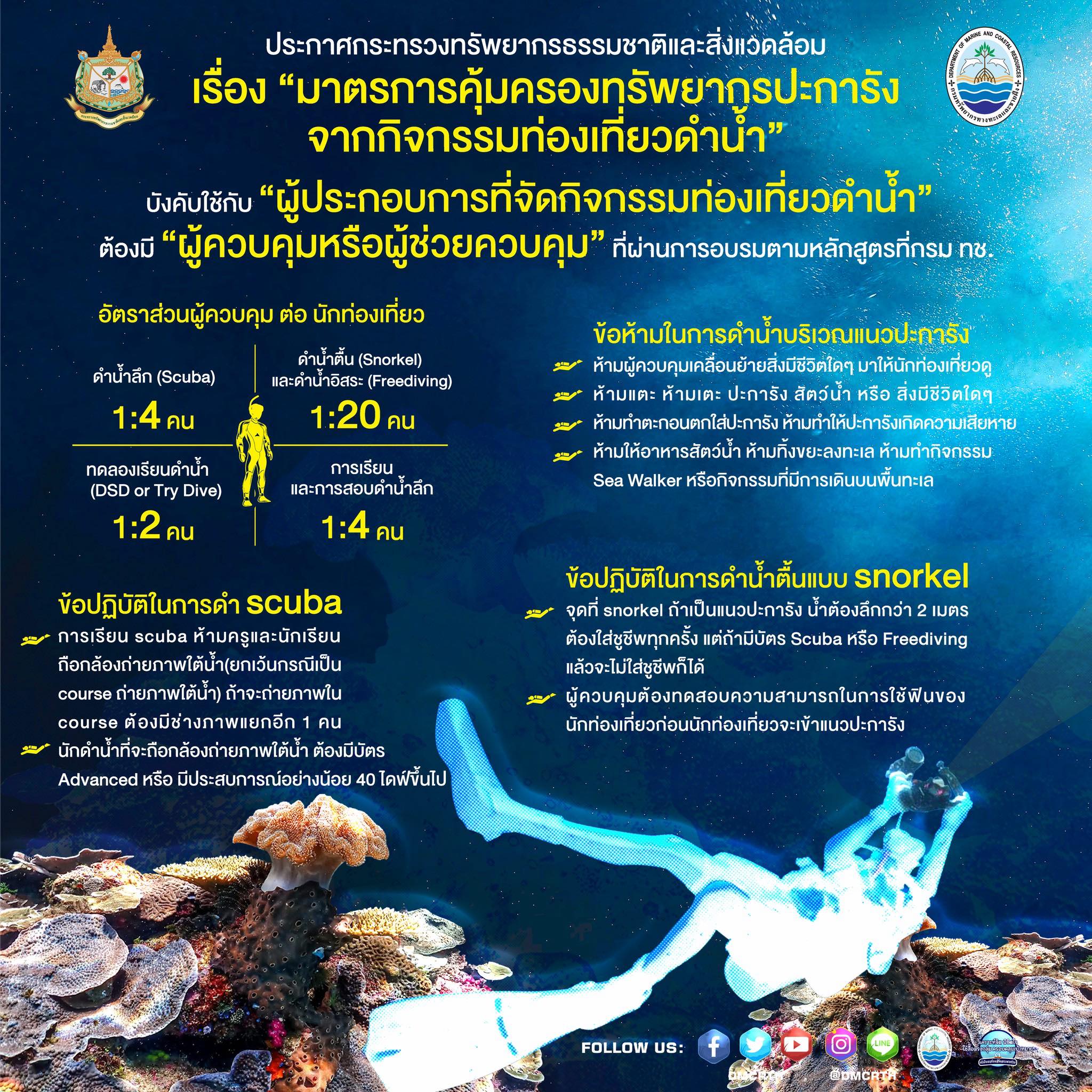 Measures to protect coral reefs from diving tourism activities - 001