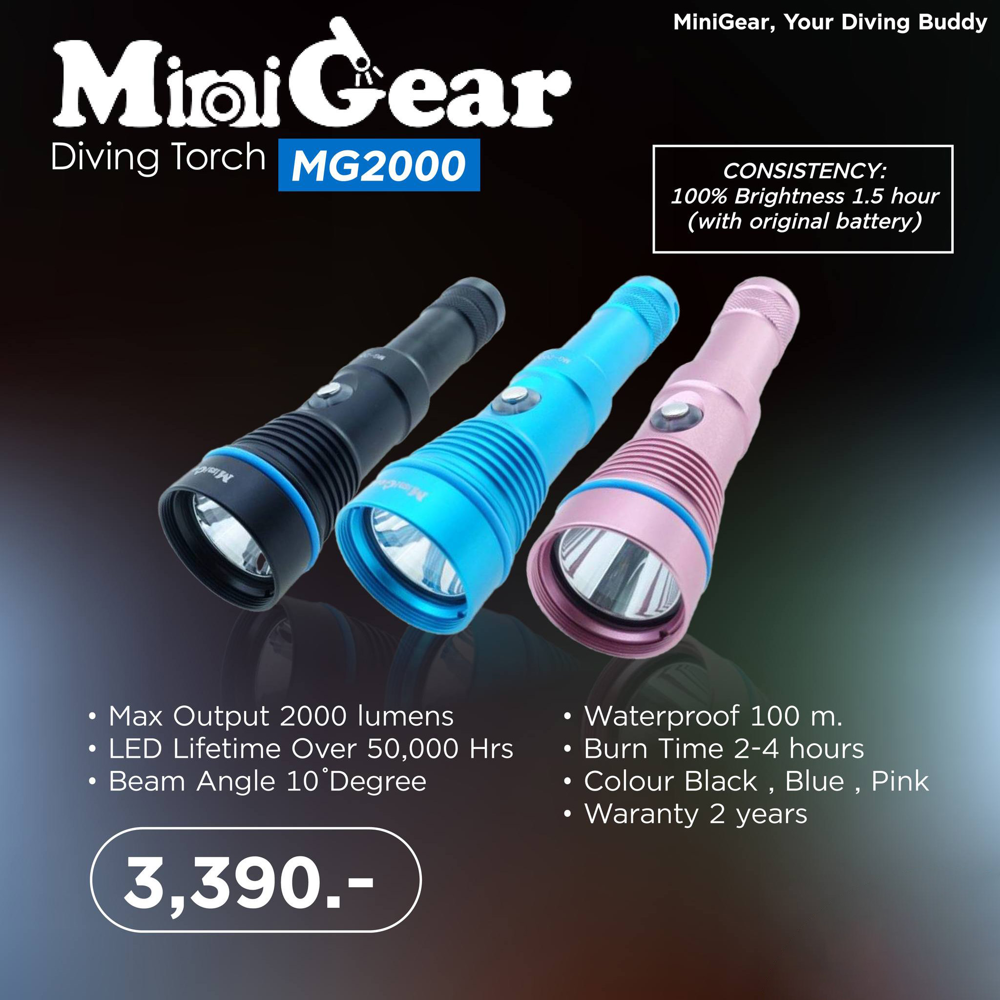 Light - MiniGear - MG2000 - 2000lumens - All - 001