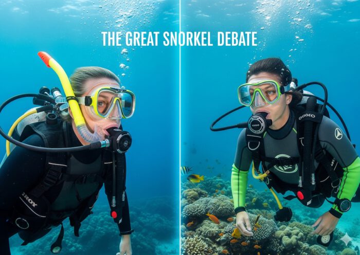 Banner of the article "The Great Snorkel Debate"