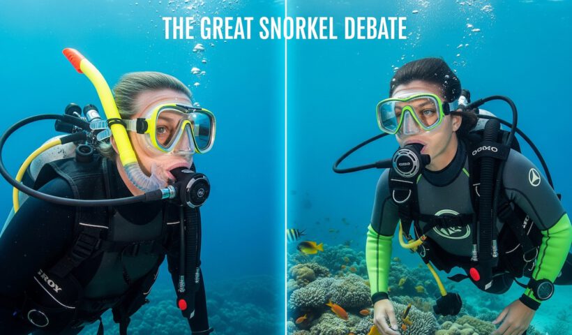Banner of the article "The Great Snorkel Debate"