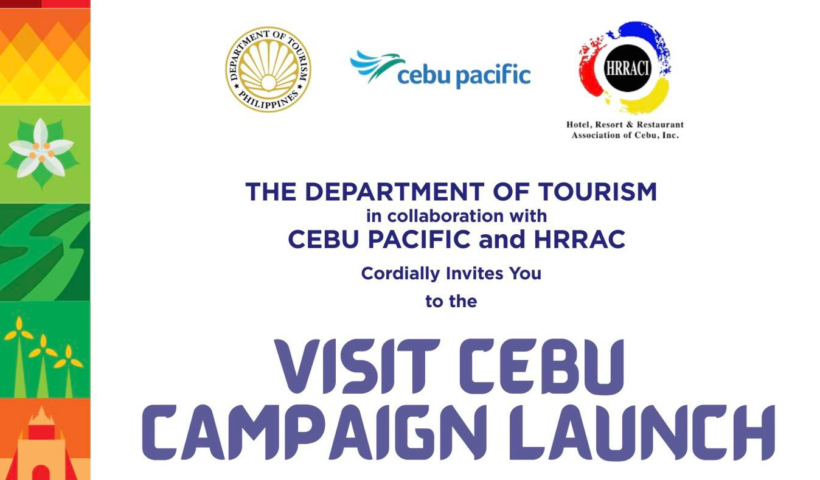 Banner for Visit Cebu Campaign Launch
